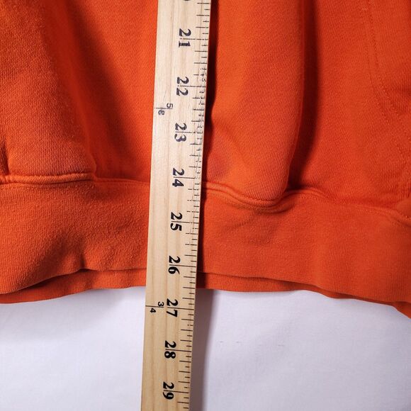 Adidas Hoodie Mens Small Orange Fleece Soccer PSG - Picture 7 of 13